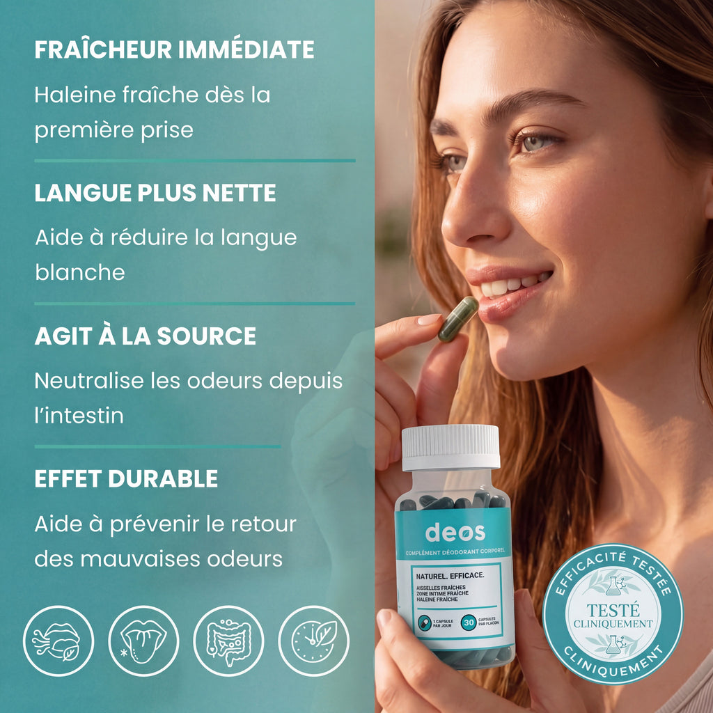 DEOS | COMPLÉMENT ANTI-ODEUR